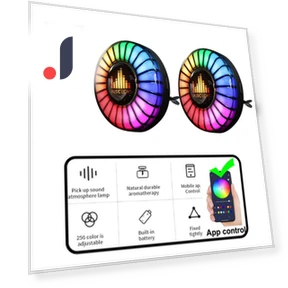 Car LED Sound Controller Air Freshener — Car Air Fresheners, World Auto Parts