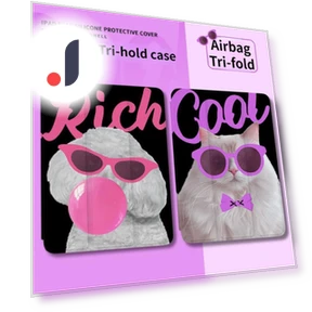 Cute English Puppy Pattern Smart Case — Protective Cases, Joyway