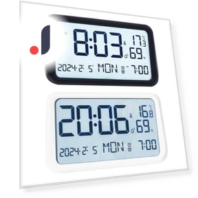 Digital Clock with Large Touch Screen — Clocks, Home Textile Home Decoration