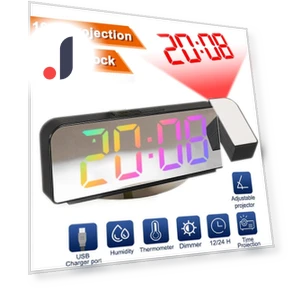 Digital Smart Alarm Clock with Temperature — Alarms & Clocks, Factory Discount Outlet