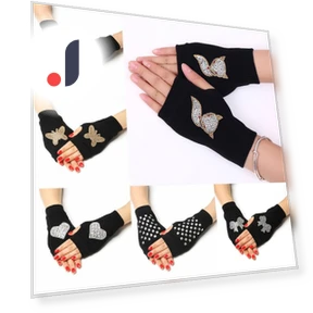 Fingerless Knitted Gloves with Touchscreen — Arm Warmers, 4Pet Life