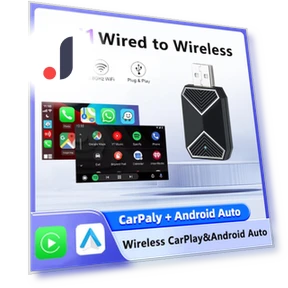Mini Carplay Smart Box 2 in 1 Wireless CarPlay Android Auto Adapter Dongle — Phone Accessories, Auto Accessories Home