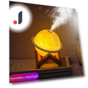 Mini USB Air Humidifier with Planet — Diffusers, Essager Electronic