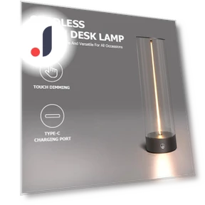 Minimalist Magnetic Touch Control Lamp — Study & Desk Lighting, Your Warm Home