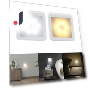 Motion Sensor LED Night Light with Smart USB Charging — Night Lights, Heal Care