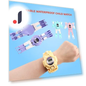 Robot Transformation Watch Toy — Pretend Play, lijianzcx4