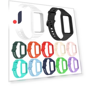 Silicone Strap with Case — Smartwatch Accessories, PINSENDA