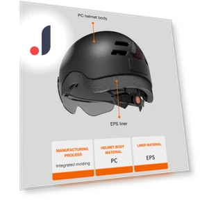Smart Bike Helmet with HD Camera — Wearable Cameras, Toys Arts