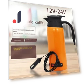 Smart Car Kettle with Dual Voltage — Kettles & Tea Machines, Luminaire Lighting Mall
