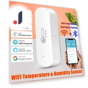 Smart Humidity and Temperature Sensor — Home Climate Control, Comfort Homeware