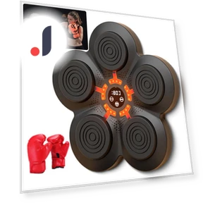 Smart Musical Boxing Machine with LED Lighting — Boxing Training Gear, Binchi Keji Travel