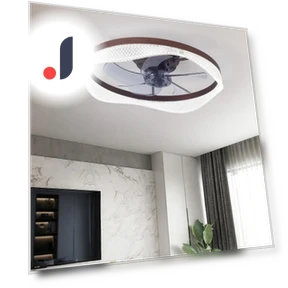 Smart Remote Control Ceiling Fan with LED Light — Ceiling Fans, Vinde Home