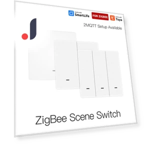 Smart Scene Switch Push Button — Smart Home Hubs & Controllers, AUBESS