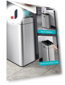 Smart Stainless Steel Trash Can Sensor — Kitchen Cans, Homedepot