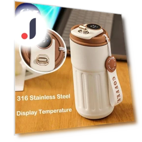 Smart Temperature Display Vacuum Cup — Beverage Warmers, TOP HOME-002
