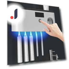 Smart Toothbrush Holder with UV Disinfection — Toothbrush Holders, Dongfang HOME C