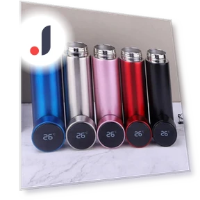 Smart Water Bottle with Temperature Display — Travel Drinkware, Super Dream Home