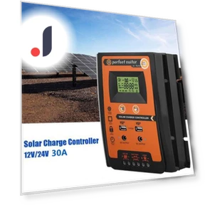 Solar Charge Controller with Dual USB and LCD Display — Power Management, Super Dream Home