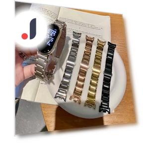 Stainless Steel and Gold Strap — Fitness Bands, Agood