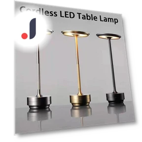 Vintage Rechargeable Touch LED Desk Lamp — Desk & Table Lighting, Homedepot