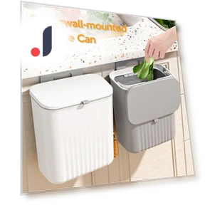 Wall-mounted trash bin — Waste Baskets, Elegant Living House