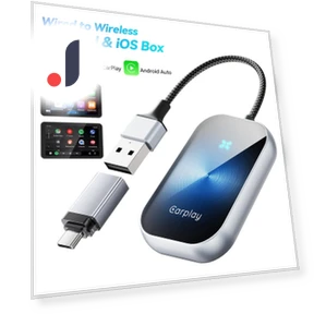Wireless CarPlay Adapter 2-in-1 — Phone Accessories, World Auto Parts