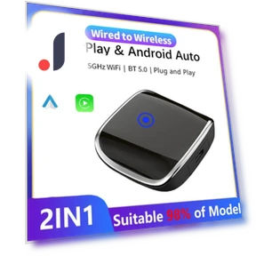 Wireless CarPlay Android Auto Adapter — Stereo Receivers, Auto Accessories Home