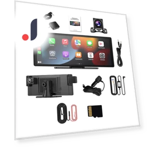 10.26-inch Wireless Carplay HD Rearview Camera Car DVR — Navigation & GPS Accessories, 888 Auto Parts Town