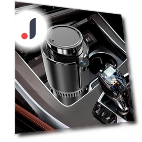 2-in-1 Touch Screen Car Mug with Cooling and Heating — Beverage Warmers