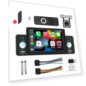 5-inch Touch Screen Single DIN Car Stereo Radio — Stereo Receivers, Auto Accessories Home
