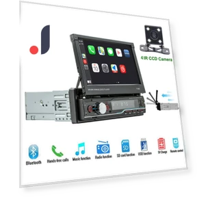 7-inch 1 Din Android Car Stereo with Touch Screen — Stereo Receivers, A Auto Parts Mall