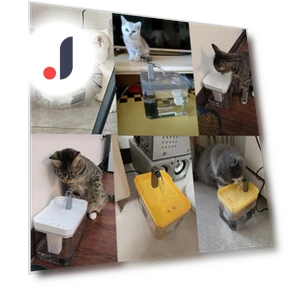 Automatic Recirculating Water Fountain for Cats — Fountains, GYROBALL