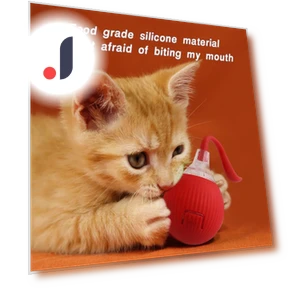 Automatic Rolling Ball Toy with Fake Tail — Cat Playthings, Super Dream Home