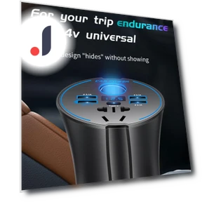 Car Inverter with USB 3.0 Charging Port and Smart Display — Power Inverters, A Auto Parts Mall