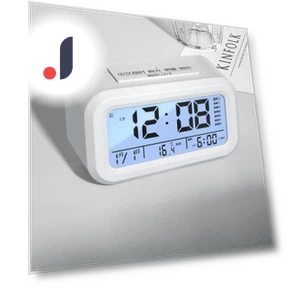 Digital Smart Alarm Clock with Thermometer — Alarms & Clocks, Wrigleys
