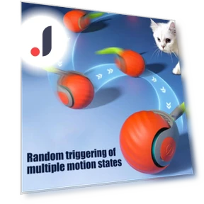Interactive Cat Toy Ball — Cat Playthings, Kitty Cat House