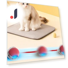 Interactive Cat Toy with Rolling Ball — Cat Playthings, Pet park