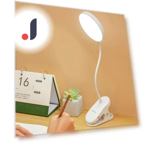 LED Desk Lamp with Touch Night Light — Study & Desk Lighting, Seahorse Home