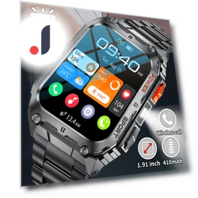 LED Flashlight Smart Watch for Men — Smartwatches, LIGE