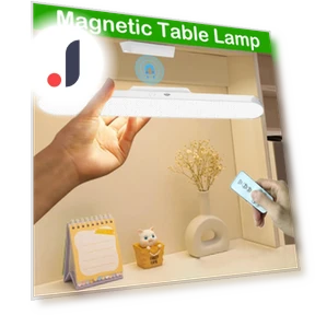 LED Touch Desk Lamp with Magnetic USB Rechargeable 3-Color Dimmable Light — Study & Desk Lighting, Binchi Lighting Appliances