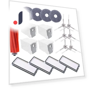 Main Side Brush, Hepa Filter, Mop Attachment, Dust Collector Accessory Kit — Parts & Accessories, Elegant Living House