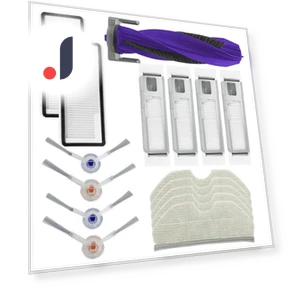 Main Side Brush, HEPA Filter, Mop Cloth, Dust Bags Spare Parts — Parts & Accessories, Intelligent Living Hall
