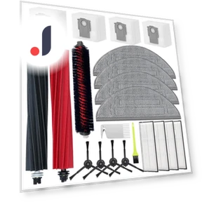 Main Side Brush HEPA Filter Mop Cloth Dust Bags Accessories Spare Parts — Parts & Accessories, Elegant Living House