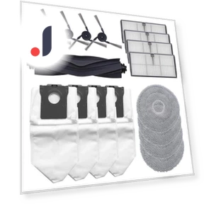 Main Side Brush, HEPA Filters, Mop Cloth, Dust Bags Spare Parts — Parts & Accessories, Lntelligent Living Hall