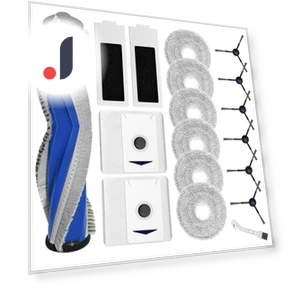 Main Side Brush, HEPA Filters, Mop Cloth, Dust Bags — Parts & Accessories, Elegant Living House