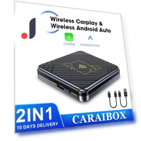Mini 2 in 1 Ai Box Wired Wireless CarPlay and Android Auto Adapter — Car Accessories & Gadgets, Auto Launcher