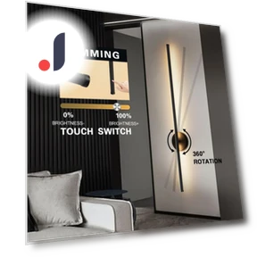 Modern LED Touch Dimmable Wall Light — Overhead Lighting, HIMO Group