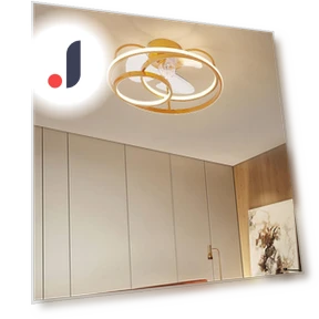 Modern Simple LED Ceiling Fan with Remote Control — Ceiling Fans, Vinde Home