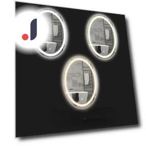 Oval Smart Makeup Mirror — Makeup, Factory Discount Outlet