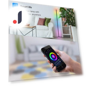 RGB LED Floor Lamp — Desk & Table Lighting